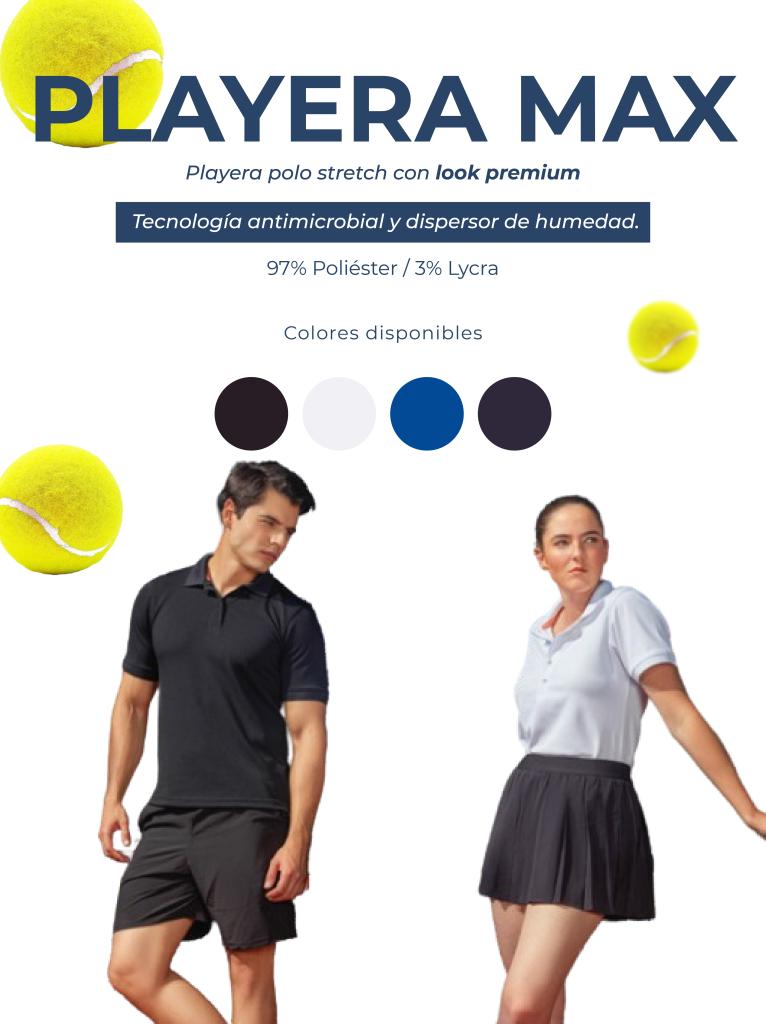 Playera tipo polo Max