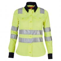 CAMISOLA INDUSTRIAL  DAMA  HI-VIS AMARILLO ROUGHTEK